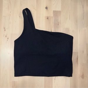 lululemon Asymmetrical Ribbed Tank Top - size 6